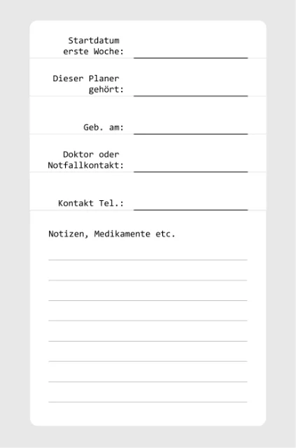 Beispielseiten aus 3 PRACTICAL PLANNERS, Blutdruck