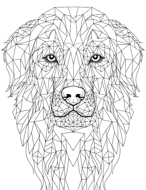 Beispielseiten aus 1 VIVID VISIONS, Hunde im Meshdesign