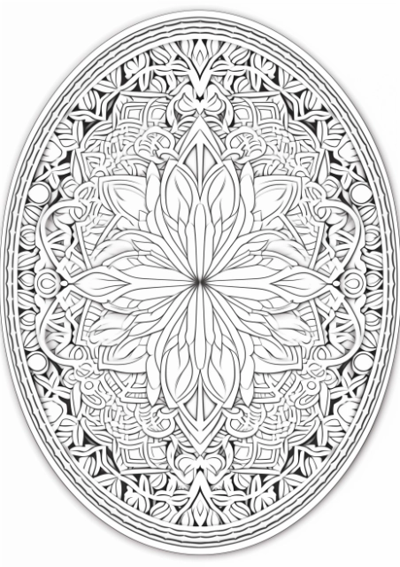 Beispielseiten aus 2 VIVID VISIONS, Mandalas