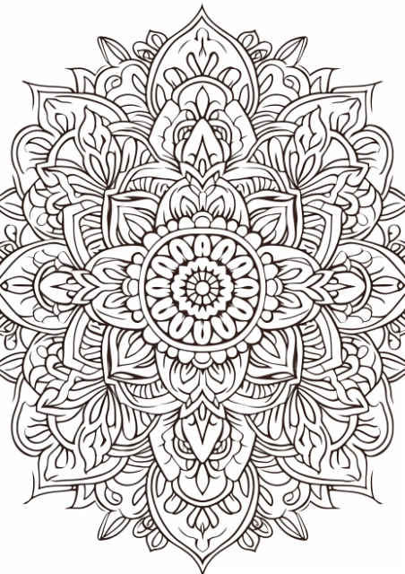 Beispielseiten aus 1 VIVID VISIONS, Mandalas